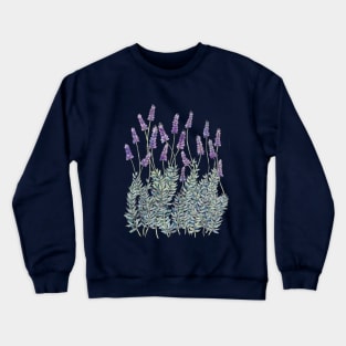 Lavender, Illustration Crewneck Sweatshirt